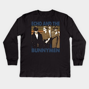 Echo And The Bunnymen Live Electric Energy In Photographs Kids Long Sleeve T-Shirt